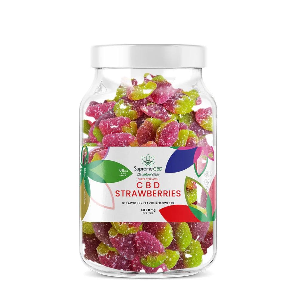 Supreme CBD Super Strength CBD Gummy Strawberries